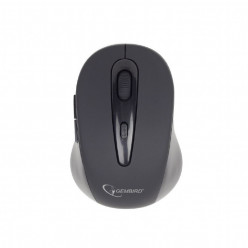 Мышь Bluetooth Gembird MUSWB2, оптическая, 6 кнопок, 800/1200/1600 точек на дюйм, наноприемник, USB, черная